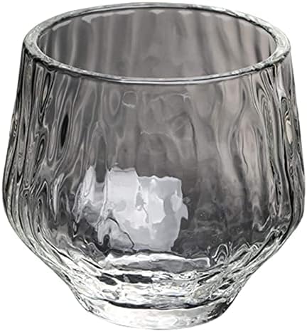 משקפי ויסקי שמפניה משקפי סקוטש מפוצצים עם בסיס עבה יותר | זכוכית סלע מודרנית כוסות סלע אידיאליות